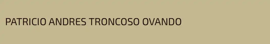 PATRICIO ANDRES TRONCOSO OVANDO